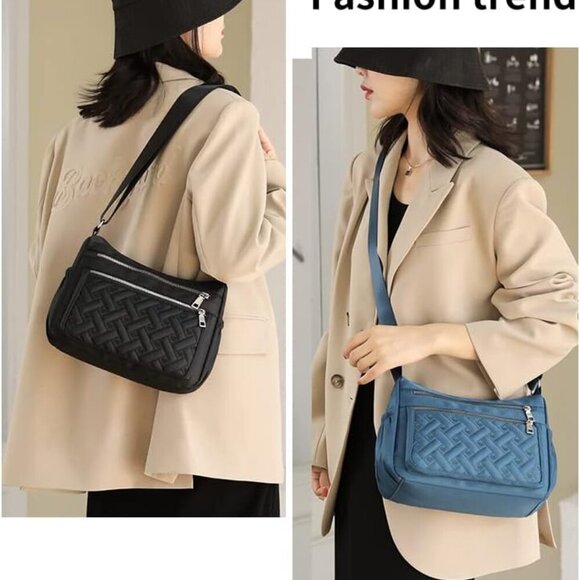 Crossbody Purse for Women Multi Pocket Cross Tote Small Travel Shoulder Bag Casu - Picture 2 of 8